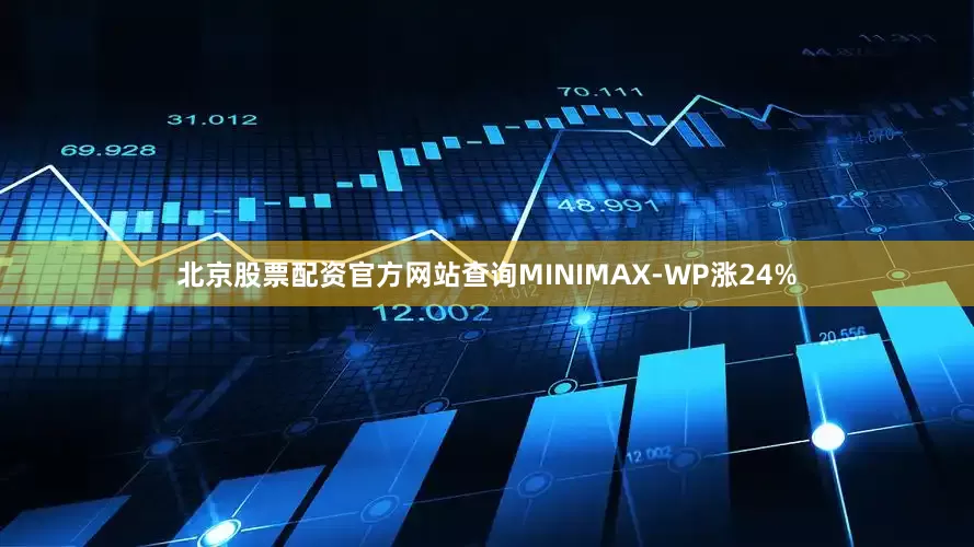 北京股票配资官方网站查询MINIMAX-WP涨24%