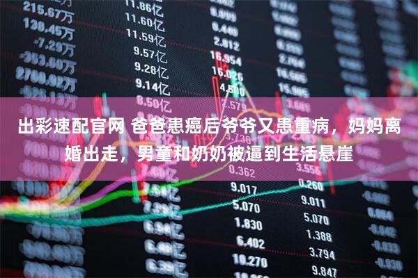 出彩速配官网 爸爸患癌后爷爷又患重病，妈妈离婚出走，男童和奶奶被逼到生活悬崖
